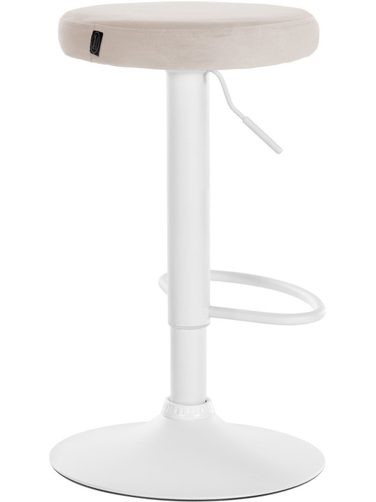 Banqueta alta Ponte veludo, creme Banqueta alta Ponte veludo, creme