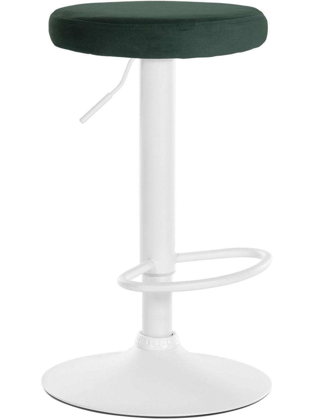Banqueta alta Ponte veludo, verde