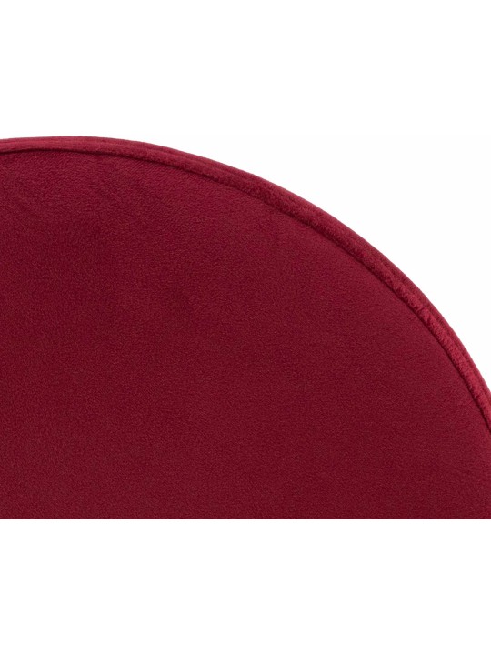 Banqueta alta Ponte veludo, vermelho