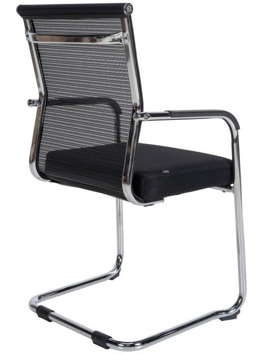 Conjunto de 2 cadeiras para visitantes Denny, cromado