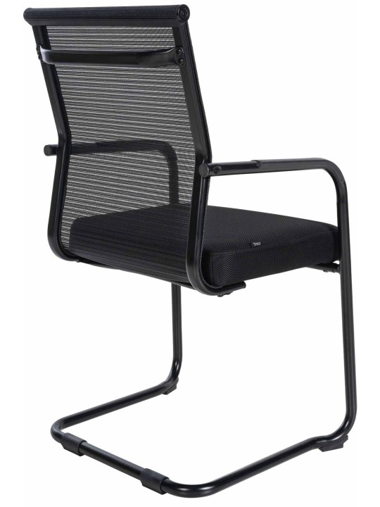 Conjunto de 2 cadeiras para visitantes Denny, preto