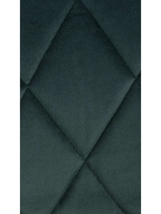 Banqueta alta Lazio veludo, verde escuro