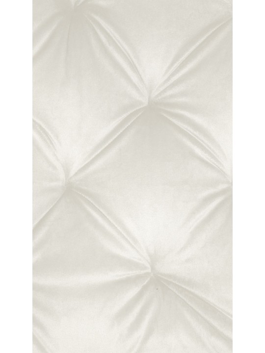 Cadeira de jantar de veludo Stanley, creme