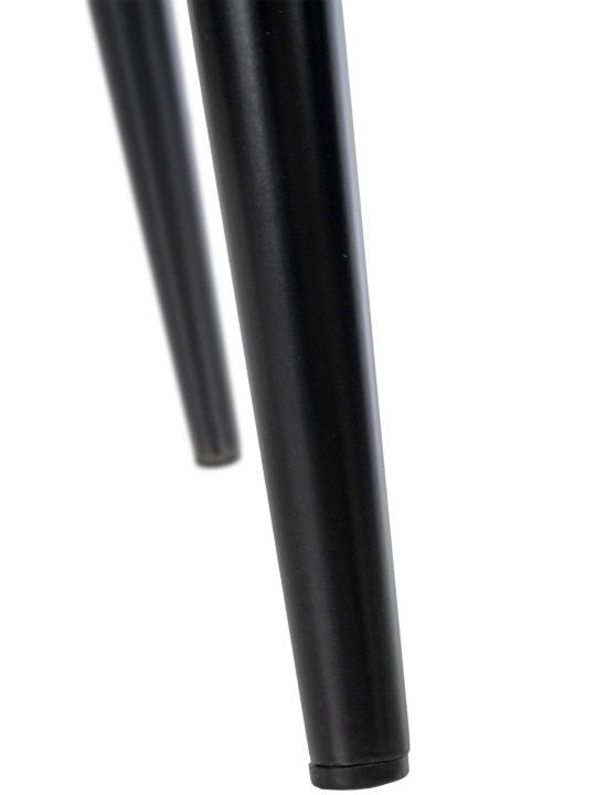 Cadeira de jantar de veludo Stanley, creme