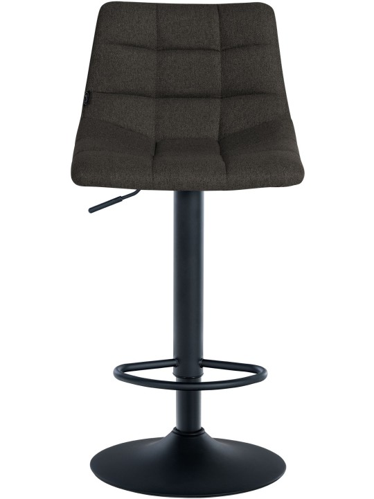 Conjunto de 2 bancos altos em tecido Jerry, cinza escuro Conjunto de 2 bancos altos em tecido Jerry, cinza escuro