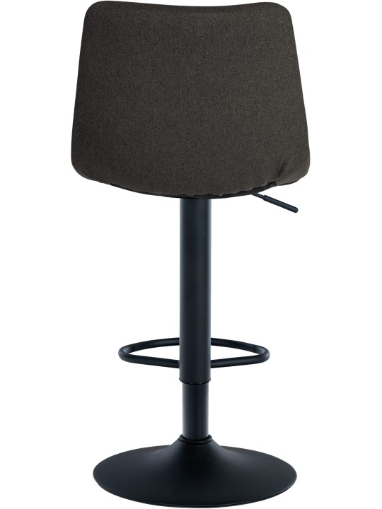 Conjunto de 2 bancos altos em tecido Jerry, cinza escuro Conjunto de 2 bancos altos em tecido Jerry, cinza escuro