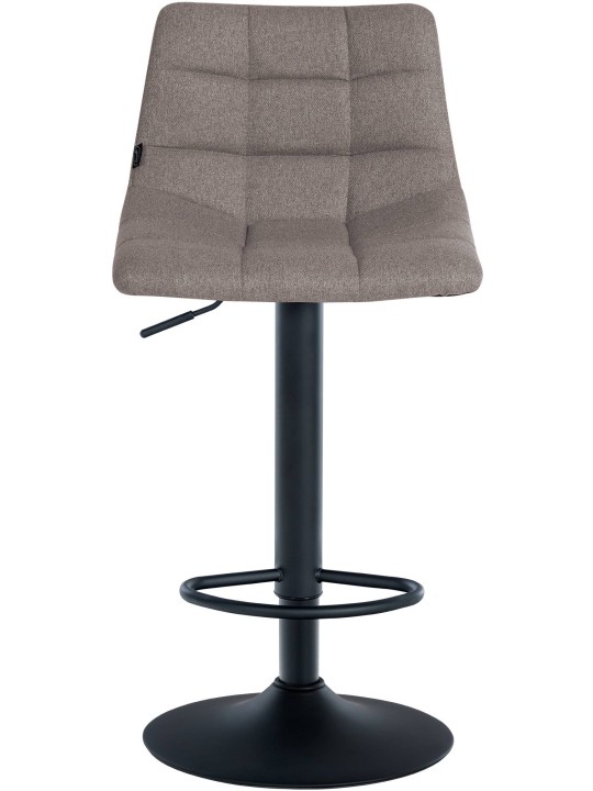 Conjunto de 2 bancos altos em tecido Jerry, cinza Conjunto de 2 bancos altos em tecido Jerry, cinza