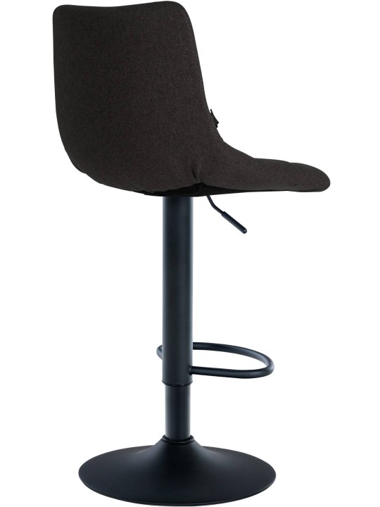 Conjunto de 2 bancos altos em tecido Jerry, preto Conjunto de 2 bancos altos em tecido Jerry, preto