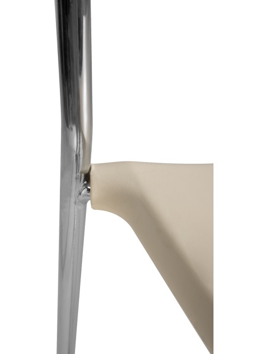 Banqueta alta Gênova, creme