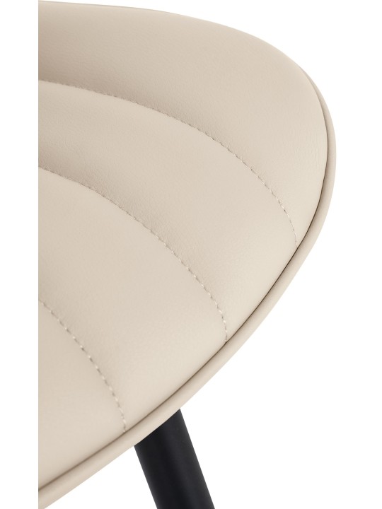 Conjunto de 2 cadeiras Largo em pele sintética, creme