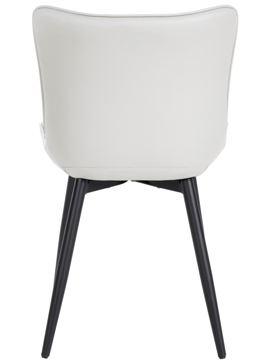 Conjunto de 2 cadeiras Largo em pele sintética, branco