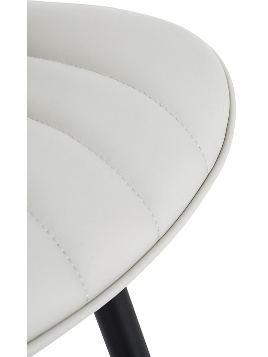 Conjunto de 2 cadeiras Largo em pele sintética, branco