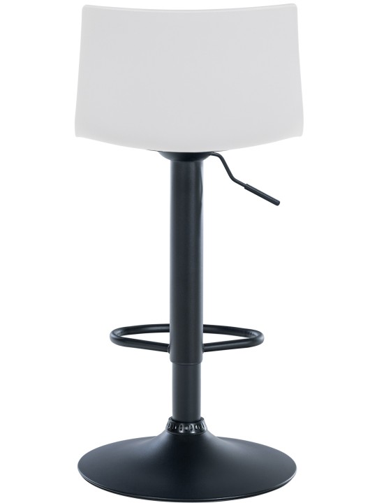 Banqueta alta Branford plástico, branco