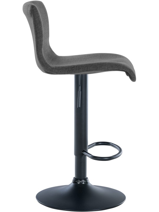 Banqueta alta tecido Branford, cinza escuro