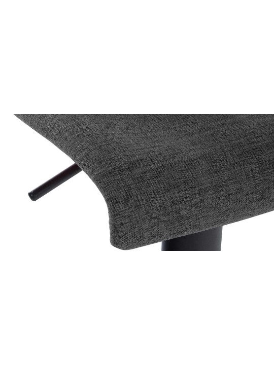 Banqueta alta tecido Branford, cinza escuro