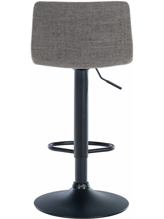 Banqueta alta tecido Branford, cinza claro