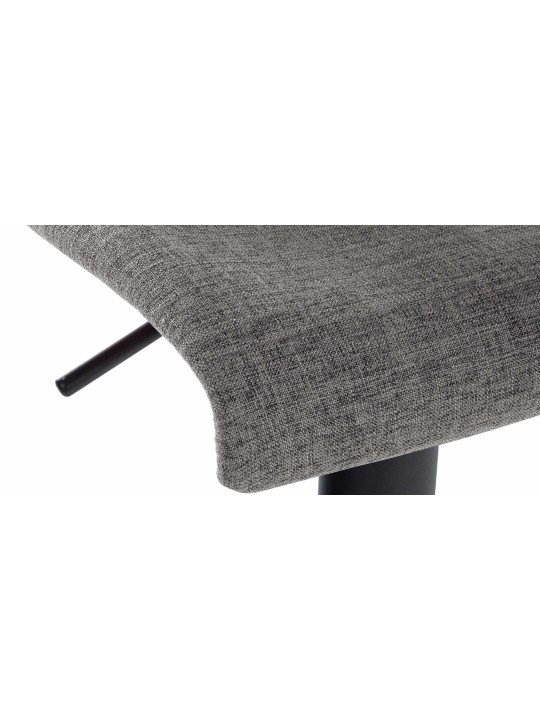 Banqueta alta tecido Branford, cinza claro