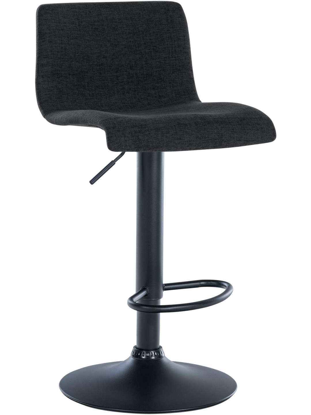 Banqueta alta tecido Branford, preto