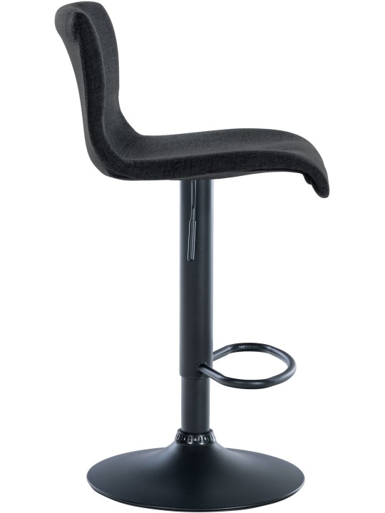 Banqueta alta tecido Branford, preto Banqueta alta tecido Branford, preto