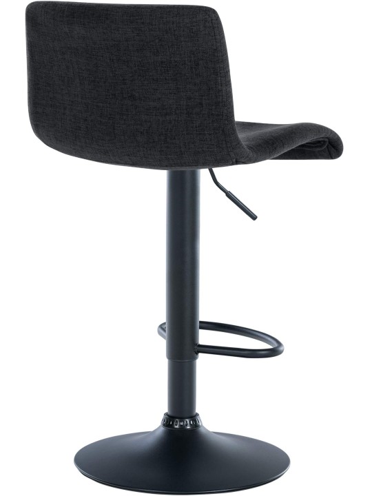 Banqueta alta tecido Branford, preto Banqueta alta tecido Branford, preto