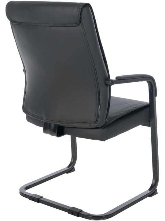 Cadeira para visitantes XL Anubis, preto/preto