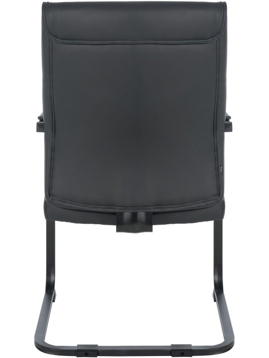 Cadeira para visitantes XL Anubis, preto/preto