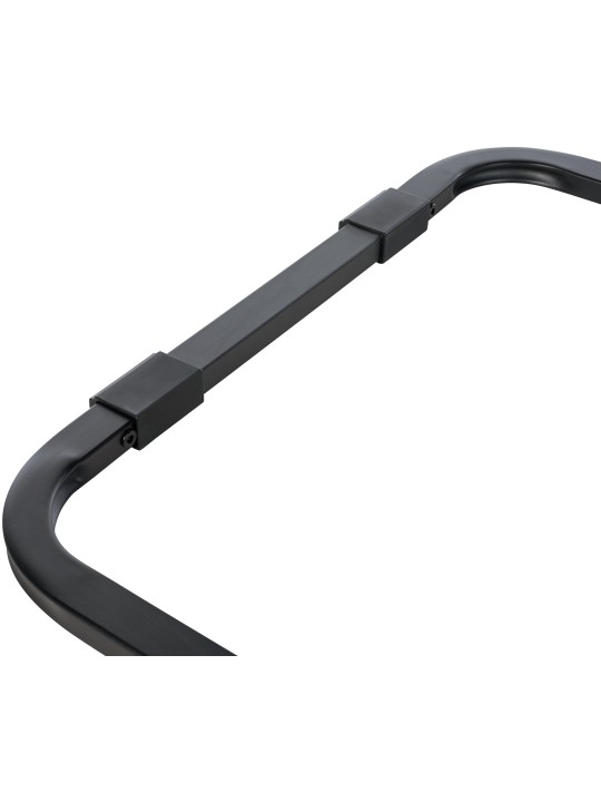 Cadeira para visitantes XL tecido Anubis, preto/preto