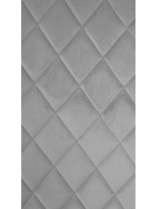 Conjunto de 4 cadeiras de veludo Telde, cinza