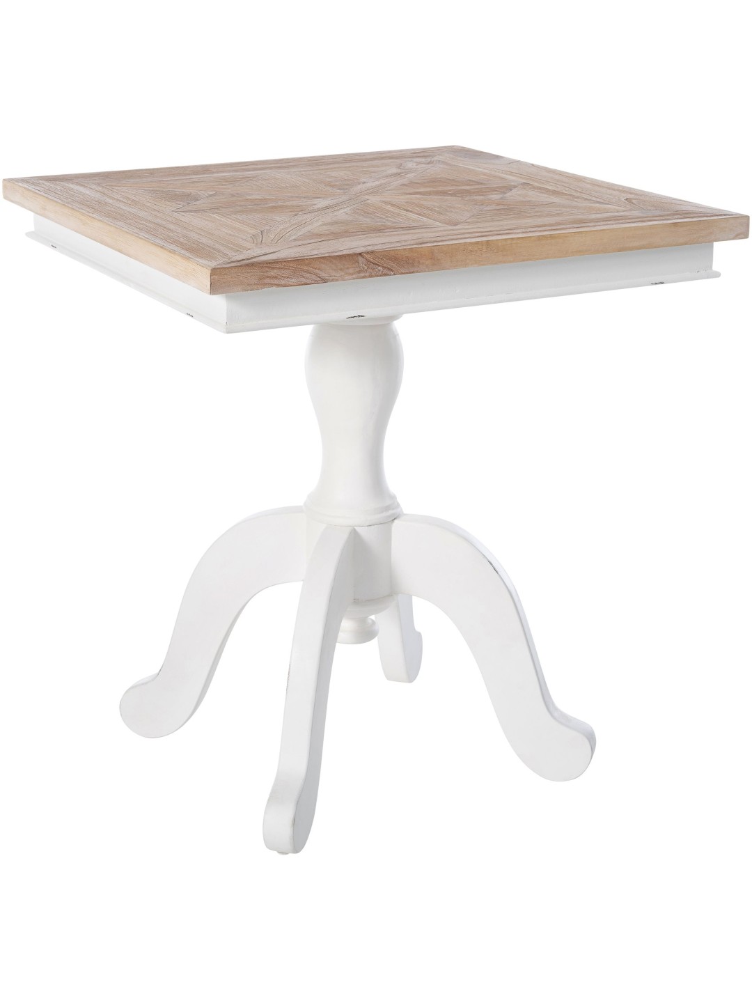 Mesa de bistrô Grasby, natural/branco