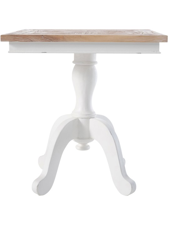 Mesa de bistrô Grasby, natural/branco