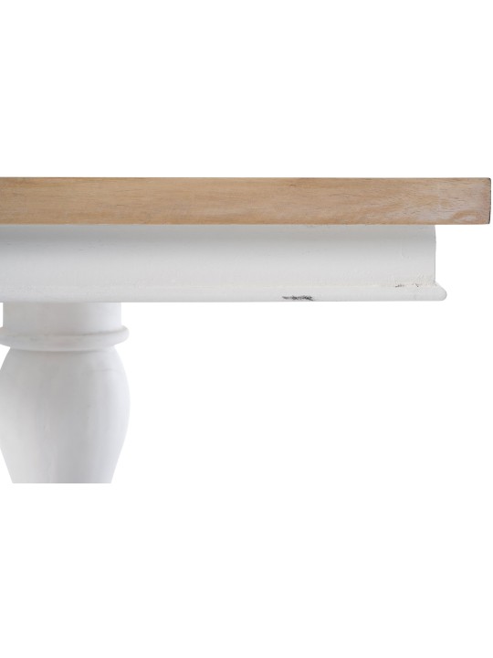 Mesa de bistrô Grasby, natural/branco