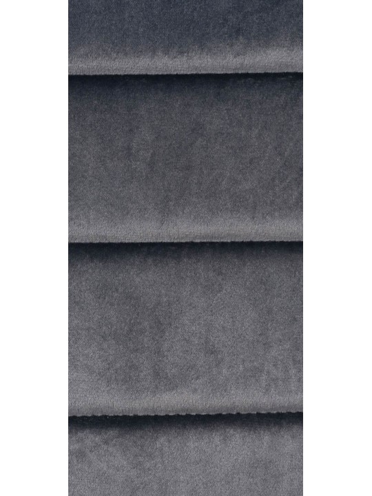 Conjunto de 4 cadeiras de jantar em veludo Mayfair, cinza