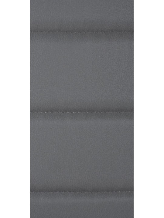 Conjunto de 6 cadeiras de jantar em couro sintético Mayfair, cinza