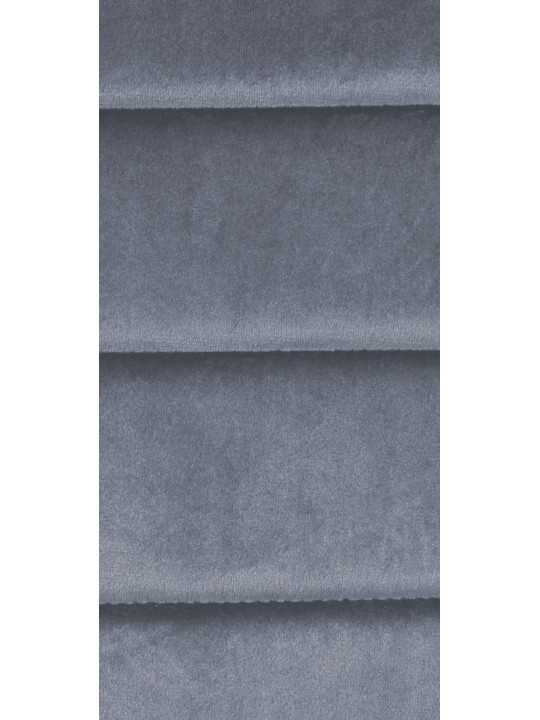 Conjunto de 6 cadeiras de jantar em veludo Mayfair, cinza claro