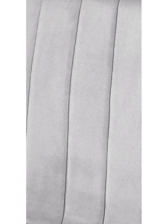 Conjunto de 4 cadeiras de veludo Dijon, cinza