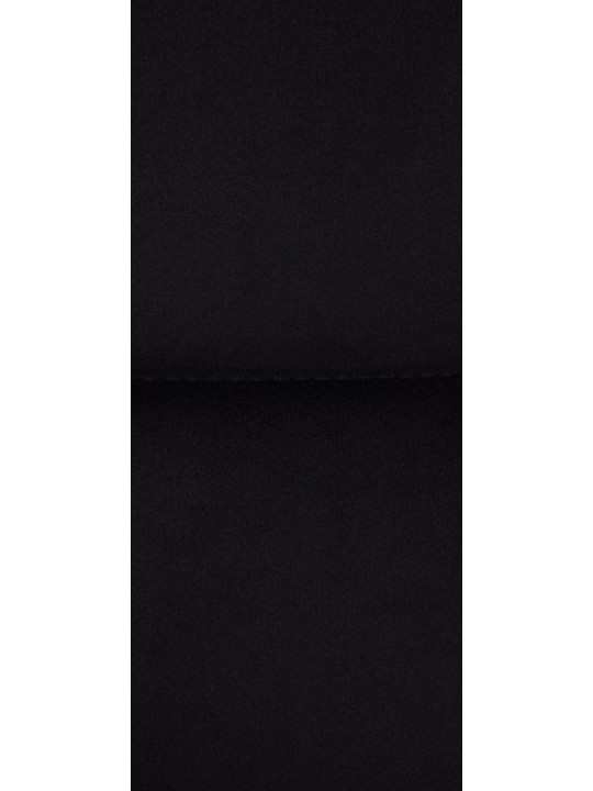 Banco de bar Los Angeles Velvet Chrome, preto