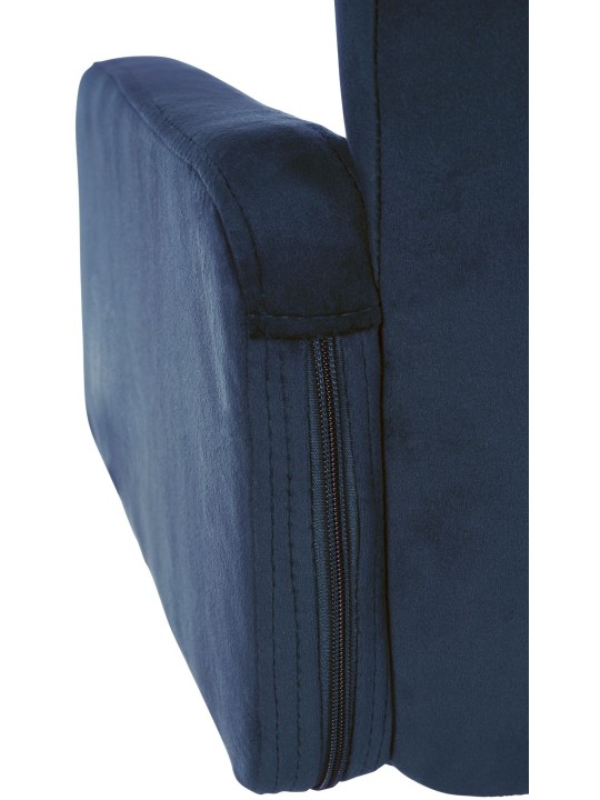 Banco de bar Los Angeles Velvet Chrome, azul Banco de bar Los Angeles Velvet Chrome, azul