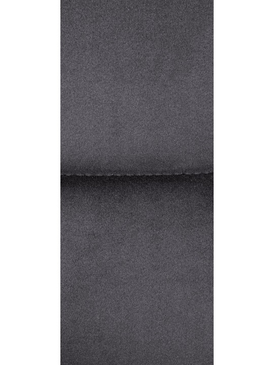 Banco de bar Los Angeles Velvet Chrome, cinza escuro