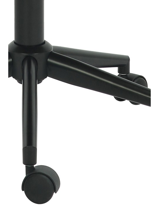 Cadeira de escritório Harvest de couro sintético, nogueira/preto