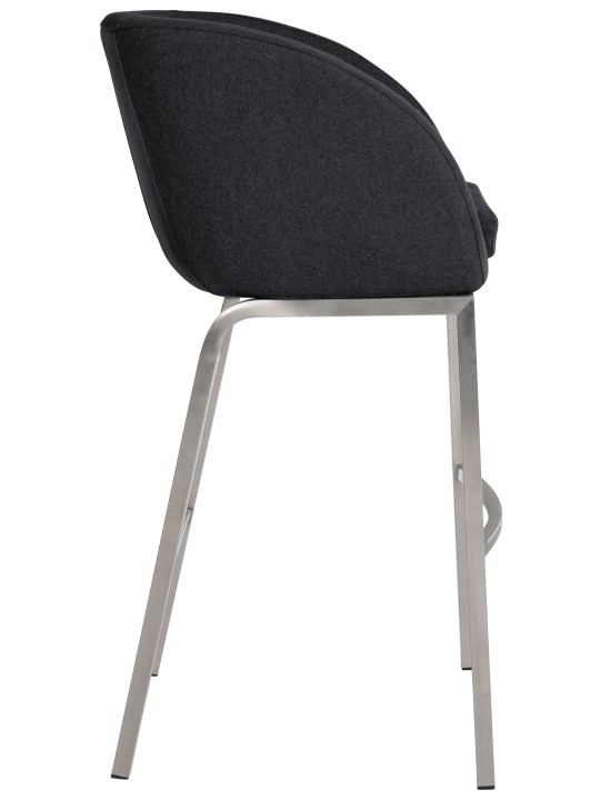 Banqueta alta Rockhill E Felt, antracite