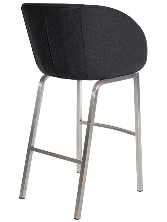 Banqueta alta Rockhill E Felt, antracite