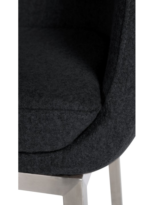 Banqueta alta Rockhill E Felt, antracite