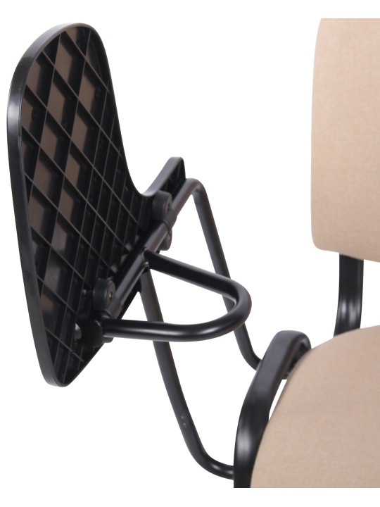 Cadeira Ken com mesa dobrável em tecido, creme Cadeira Ken com mesa dobrável em tecido, creme