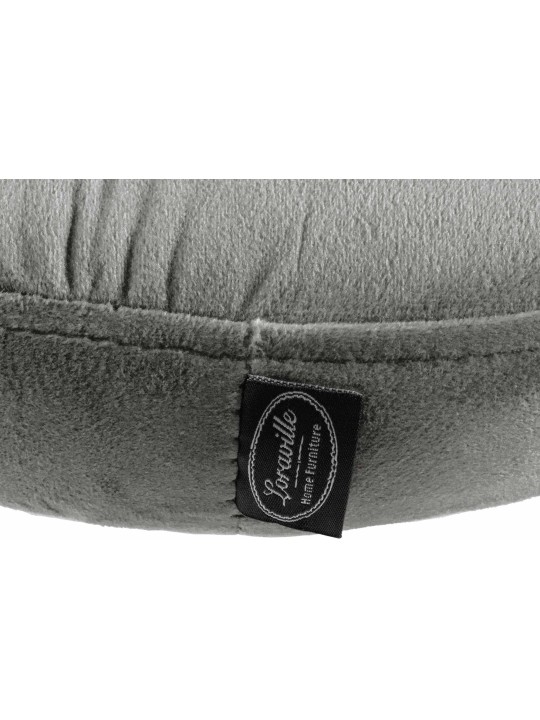 Conjunto de 2 bancos altos Ponte veludo, cinza