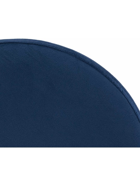 Conjunto de 2 bancos altos Ponte veludo, azul