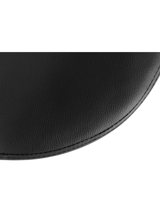 Conjunto de 2 bancos altos Ponte em pele sintética, preto