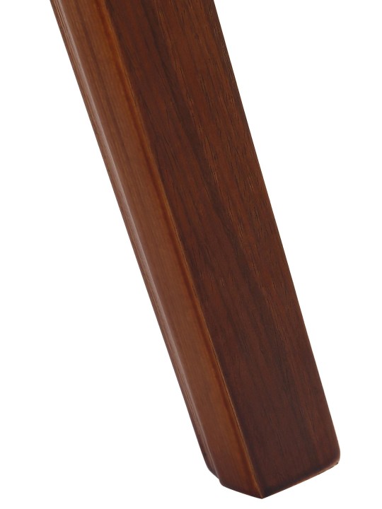 Cadeira para visitantes em tecido Kingston, nogueira/preto