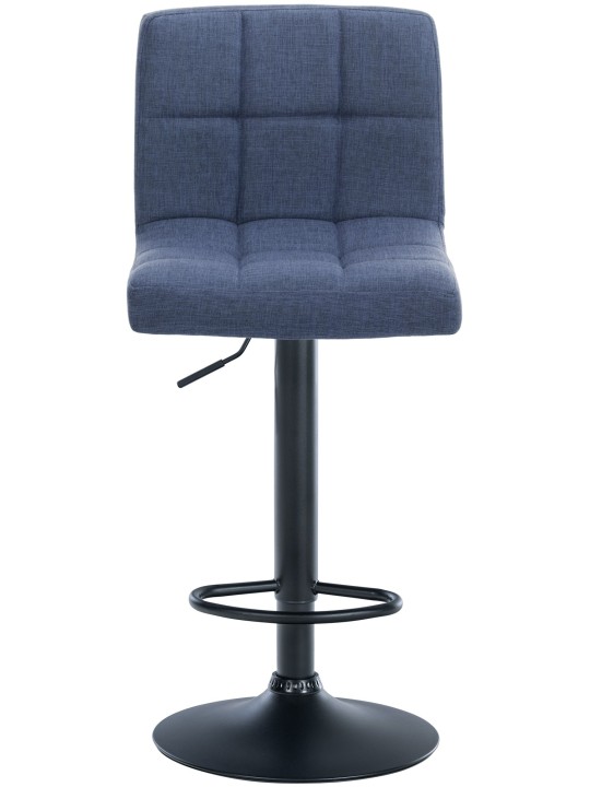 Conjunto de 2 bancos altos tecido Calma, azul