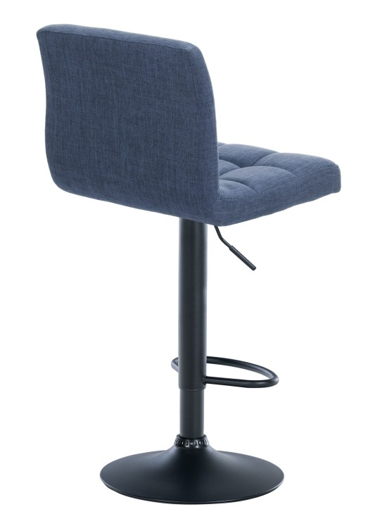 Conjunto de 2 bancos altos tecido Calma, azul