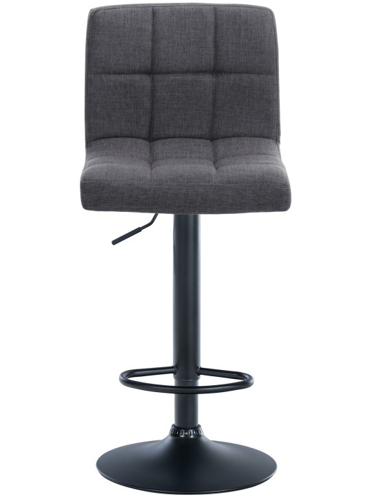 Conjunto de 2 bancos altos tecido Calma, cinza claro